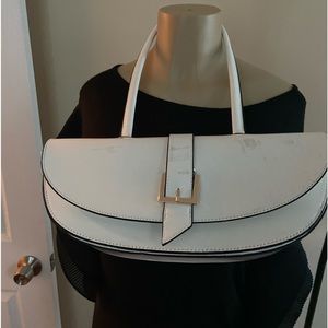 Unique vintage patent leather handbag